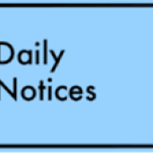 Daily notices